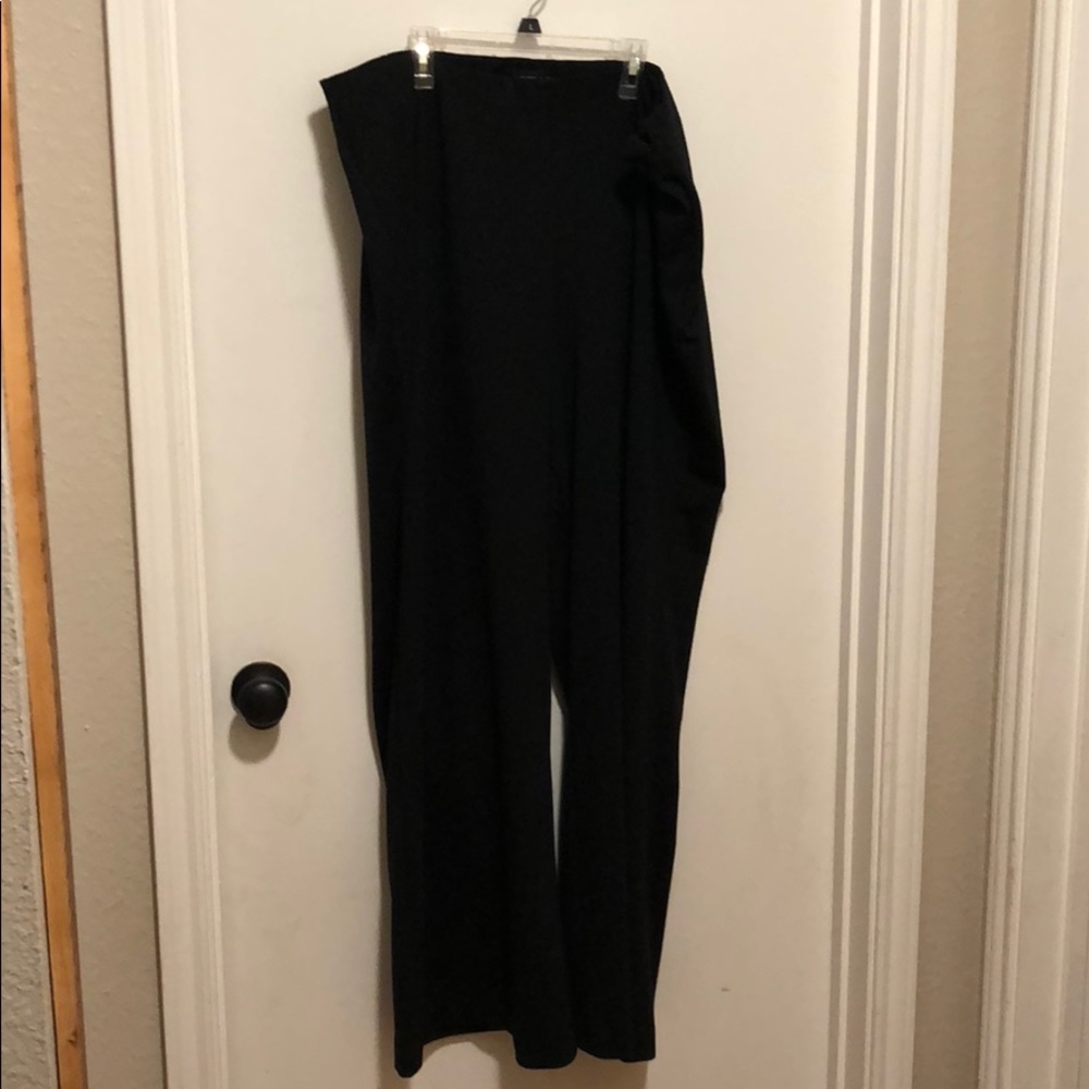 Tall black slacks